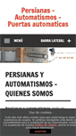 Mobile Screenshot of persianasyautomatismos.com